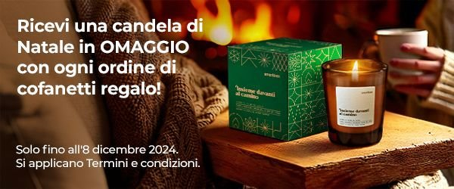 Promozione di Natale Smatbox: candela in omaggio